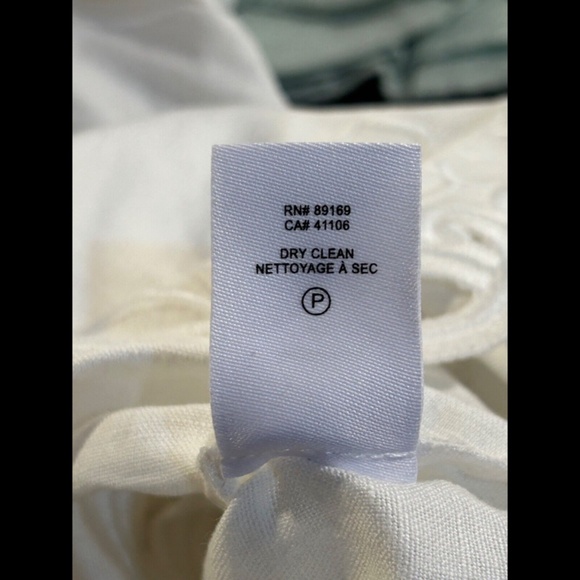 NWOT Derek Lam 10 Crosby Everett Eyelet Cotton Linen Mini Dress White Size 6 - Picture 14 of 15